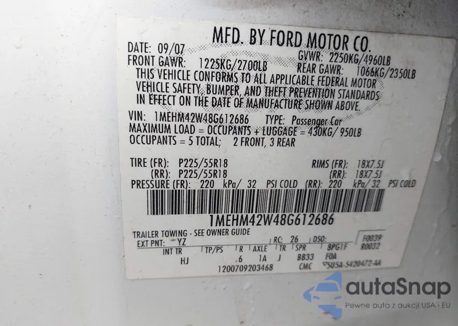 1MEHM42W48G612686: 42089133