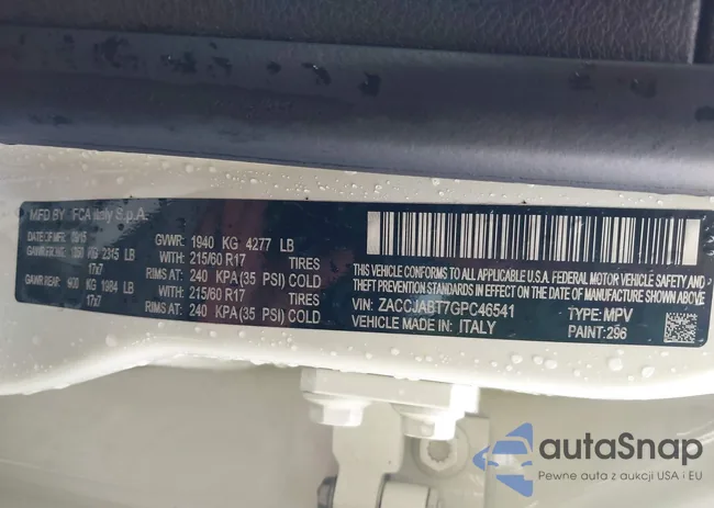 ZACCJABT7GPC46541: 42088579