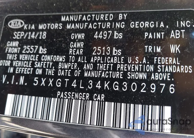 5XXGT4L34KG302976: 42088624