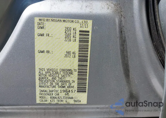 1N4AL3AP7EC196457: 42090662