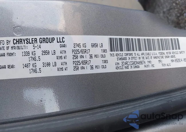 2C4RC1CG0ER409674: 42091219