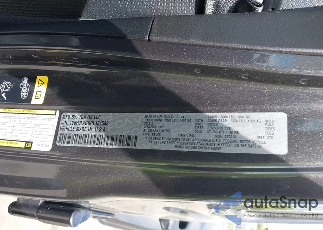 1C6HJTAG0RL131543: 42090629