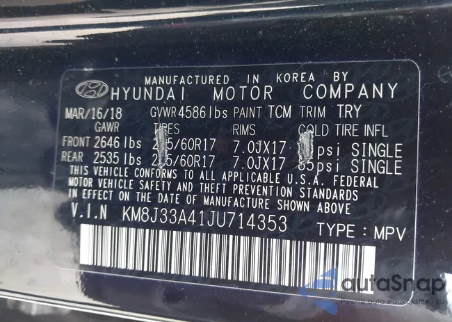 KM8J33A41JU714353: 42092053