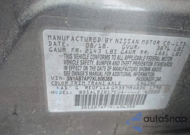 3N1AB7AP7KL606388: 42091504