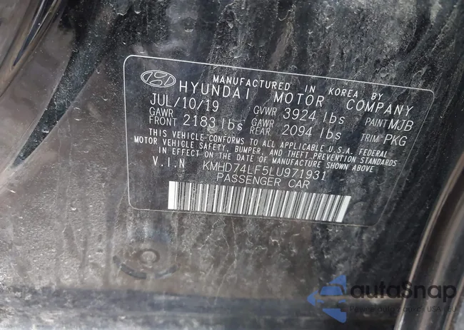 KMHD74LF5LU971931: 42092857