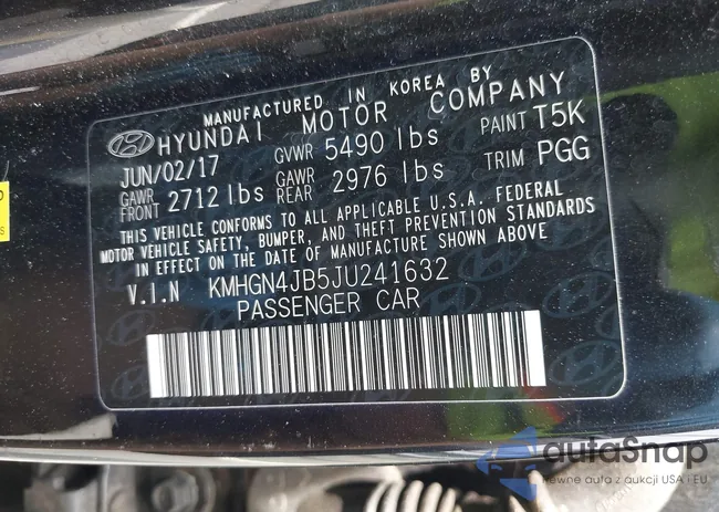 KMHGN4JB5JU241632: 42093142