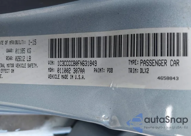 1C3CCCCB0FN631849: 42093233