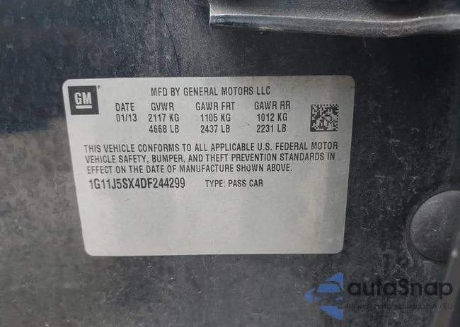 1G11J5SX4DF244299: 42092473