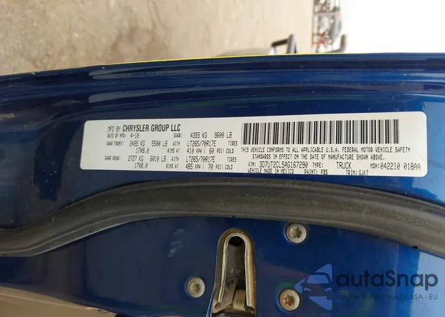 3D7UT2CL5AG167290: 42093690