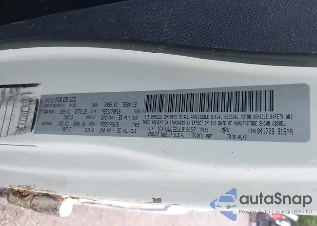 1C4HJWEG2JL919152: 42093727