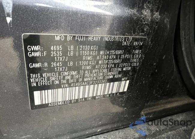 4S4BSAAC3F3233343: 42093751