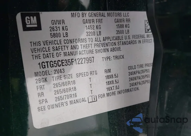 1GTG5CE35F1227997: 42093826