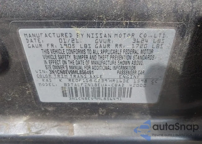 3N1CN8EV9ML856491: 42094009