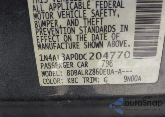 1N4AL3AP0DC204770: 42094644