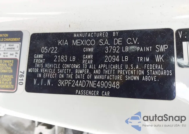 3KPF24AD7NE490948: 42094902