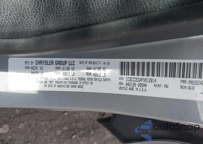 1C3CCCEGXFN512814: 42094249