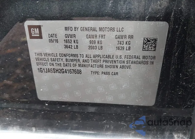 1G1JA6SH2G4167608: 42094415