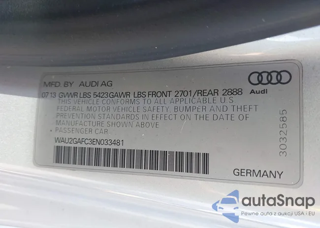 WAU2GAFC3EN033481: 42094489