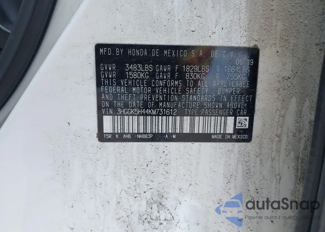 3HGGK5H44KM731612: 42094516