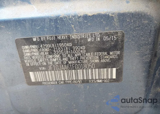 JF1GJAA61FG018050: 42095660