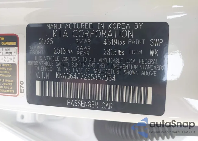 KNAG64J72S5357554: 42096091