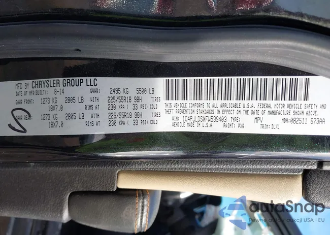 1C4PJLDSXFW539403: 42096463