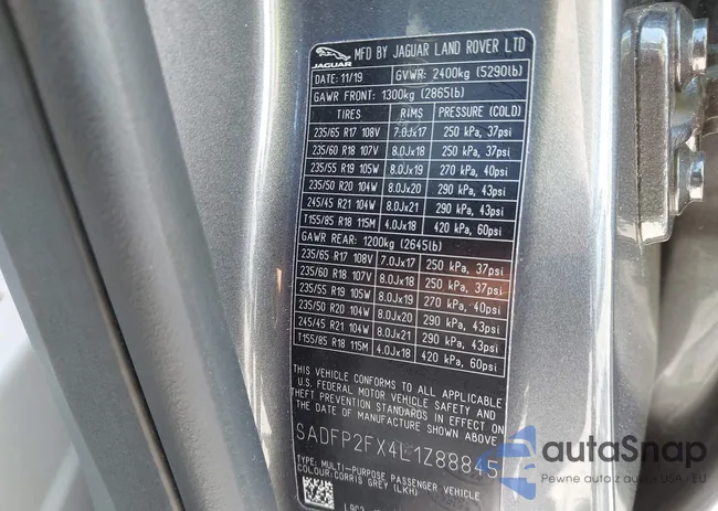 SADFP2FX4L1Z88845: 42097968