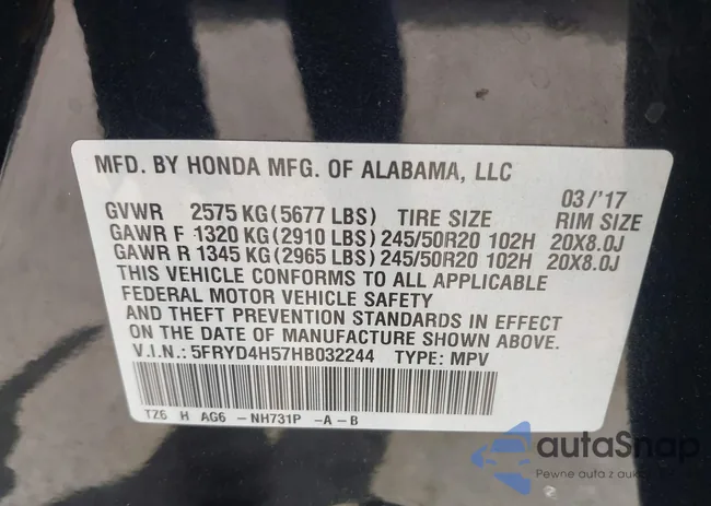 5FRYD4H57HB032244: 42097975