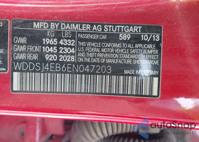 WDDSJ4EB6EN047203: 42099023