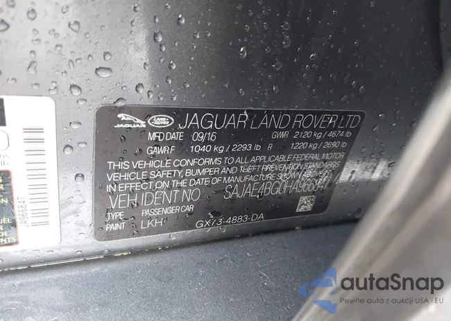 SAJAE4BG0HA966847: 42098466