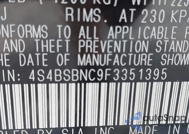 4S4BSBNC9F3351395: 42098495