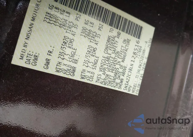 5N1AZ2CJ8LN128516: 42098596