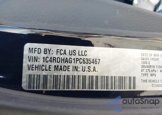 1C4RDHAG1PC635467: 42099343