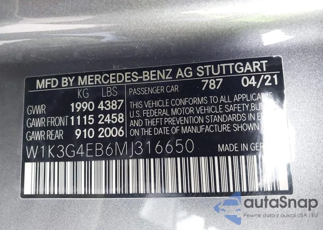 W1K3G4EB6MJ316650: 42099393