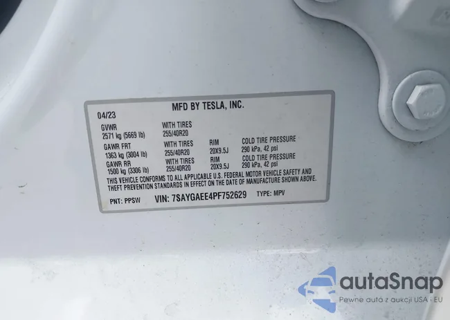 7SAYGAEE4PF752629: 42100853