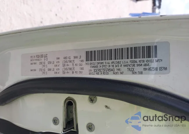 3C6TR5CT5FG705443: 42101678