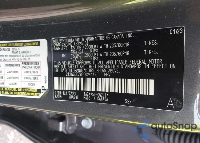 2T2GGCEZ8PC024142: 42101751