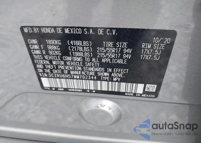 3CZRU6H57MM702344: 42101876