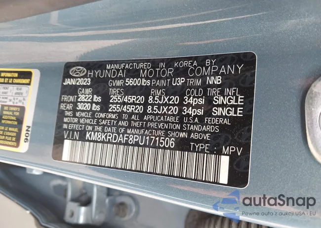 KM8KRDAF8PU171506: 42101976