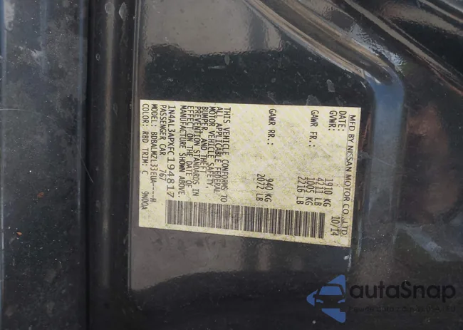 1N4AL3APXFC194817: 42102741