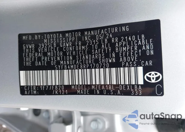 5YFB4MDE8RP170720: 42102753