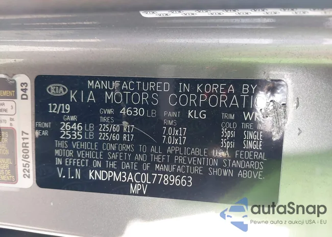 KNDPM3AC0L7789663: 42102764