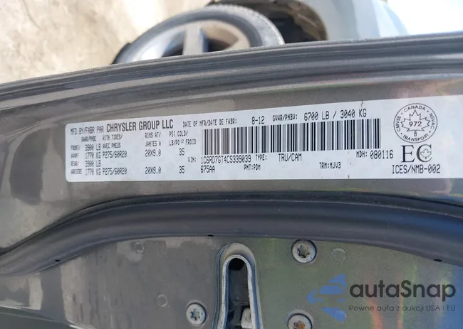 1C6RD7GT4CS339039: 42102882