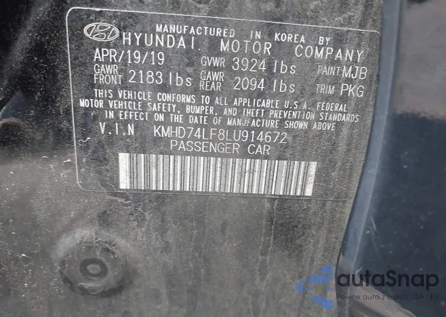 KMHD74LF8LU914672: 42102915