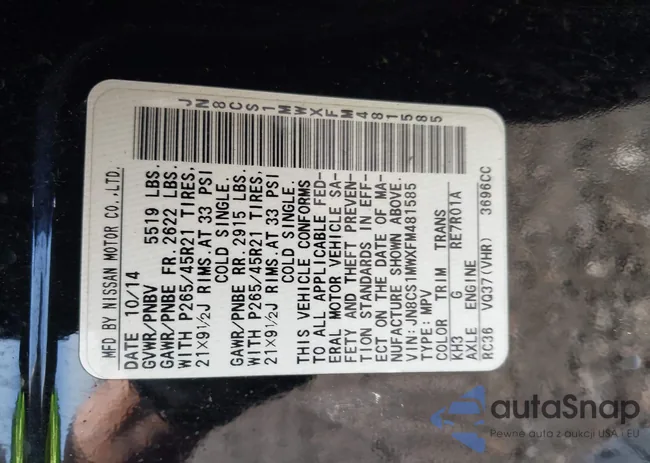 JN8CS1MWXFM481585: 42102964