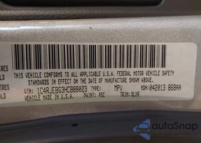 1C4RJEBG3HC888023: 42103815