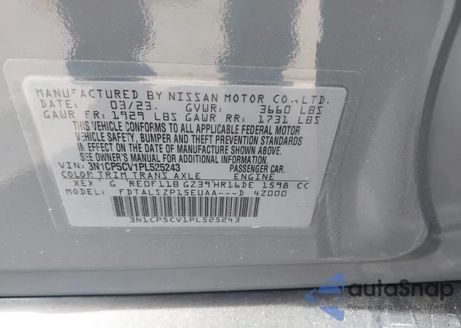 3N1CP5CV1PL525243: 42103575