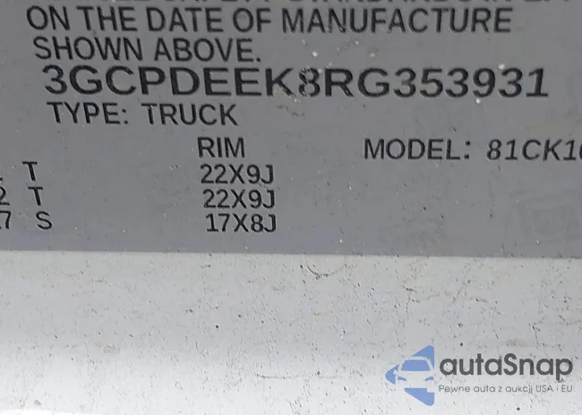 3GCPDEEK8RG353931: 42105028