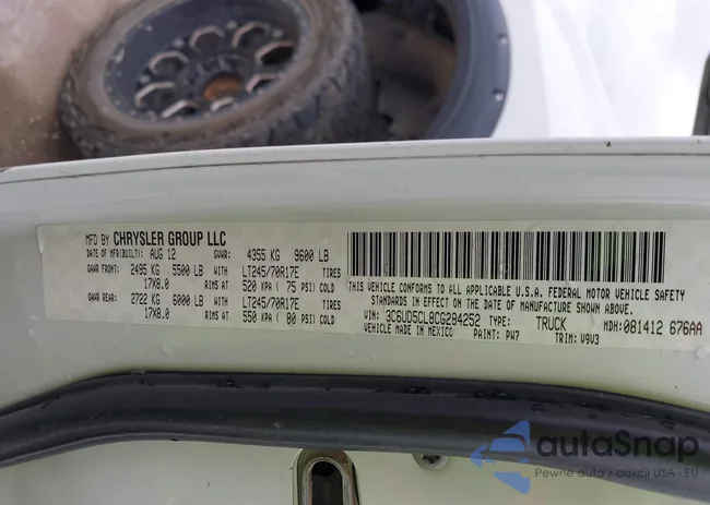 3C6UD5CL8CG284252: 42105085