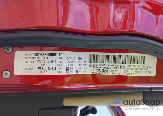 1C4PJMDS1FW571937: 42106209